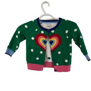 Hanna Andersson heart cardigan